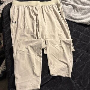 Under Armour, unstoppable, pants size XXL tan.